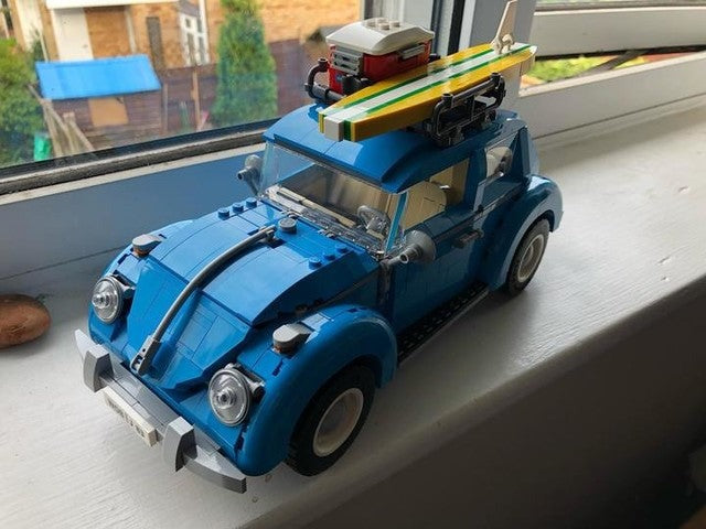 Fusca Azul (1193 peças)