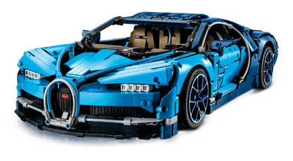 Bugatti Chiron Azul (3599 peças)