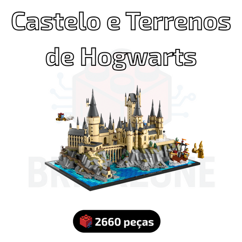 Castelo e Terrenos de Hogwarts - Harry Potter (2660 peças)