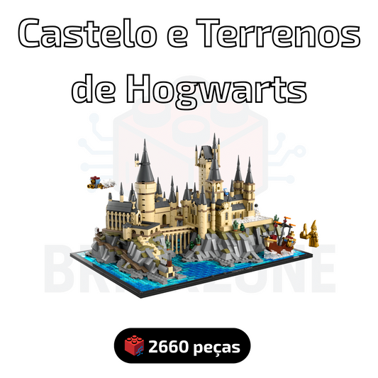 Castelo e Terrenos de Hogwarts - Harry Potter (2660 peças)