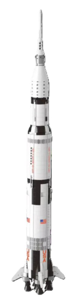 NASA Apollo Saturno V (1969 peças)