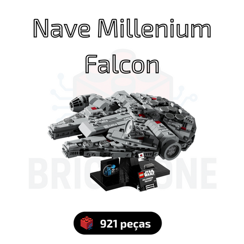 Nave Millenium Falcon - Star Wars (921 peças)