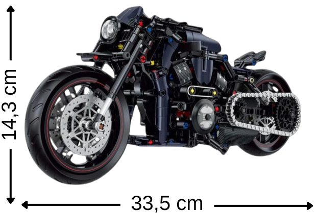 Harley Davidson Black Rod (623 peças)