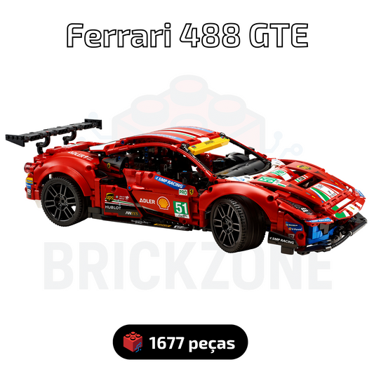 Ferrari 488 GTE (1677 peças)
