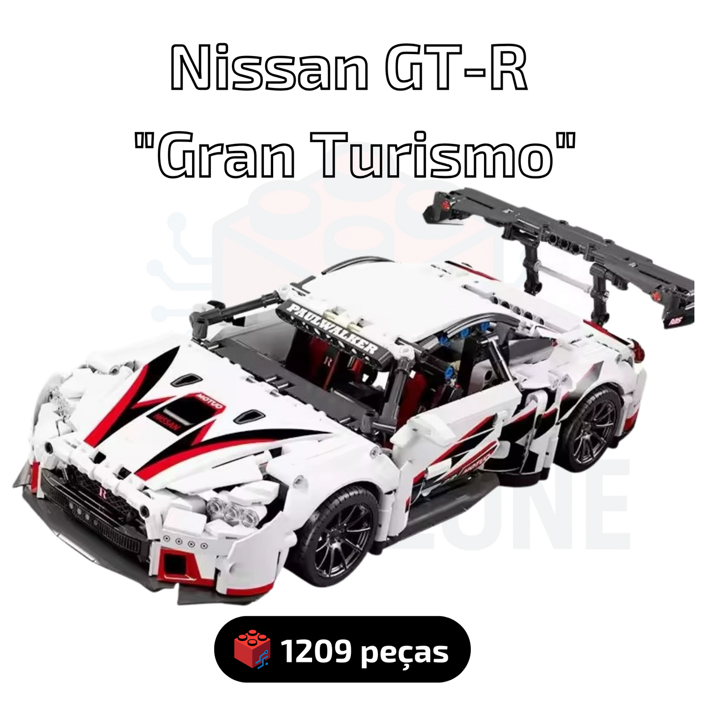 Nissan GT-R "Gran Turismo" (1209 peças)