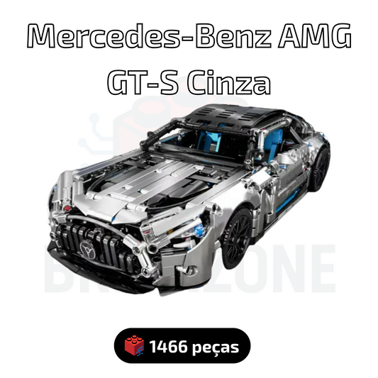 Mercedes-Benz AMG GT-S Cinza (1466 peças)