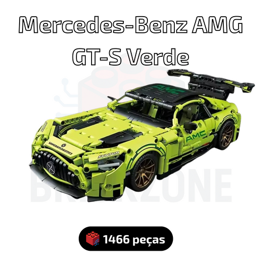 Mercedes-Benz AMG GT-S Verde (1466 peças)