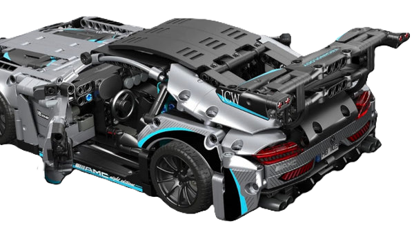 Mercedes-Benz AMG GT-S Cinza (1466 peças)