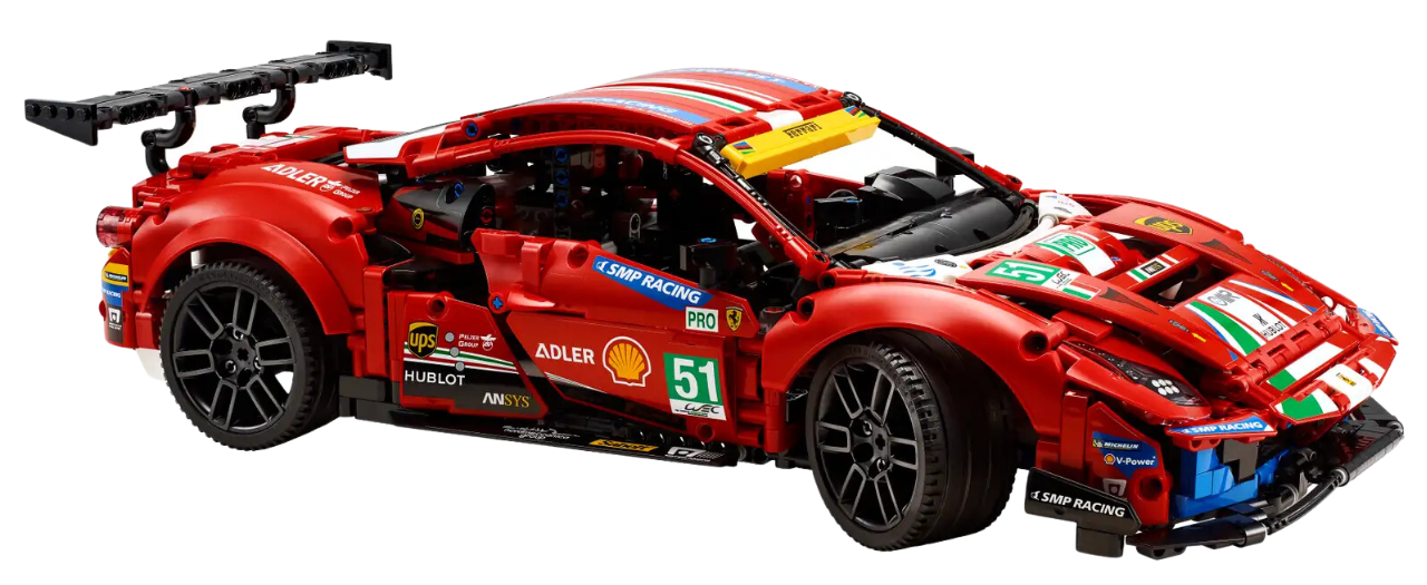 Ferrari 488 GTE (1677 peças)