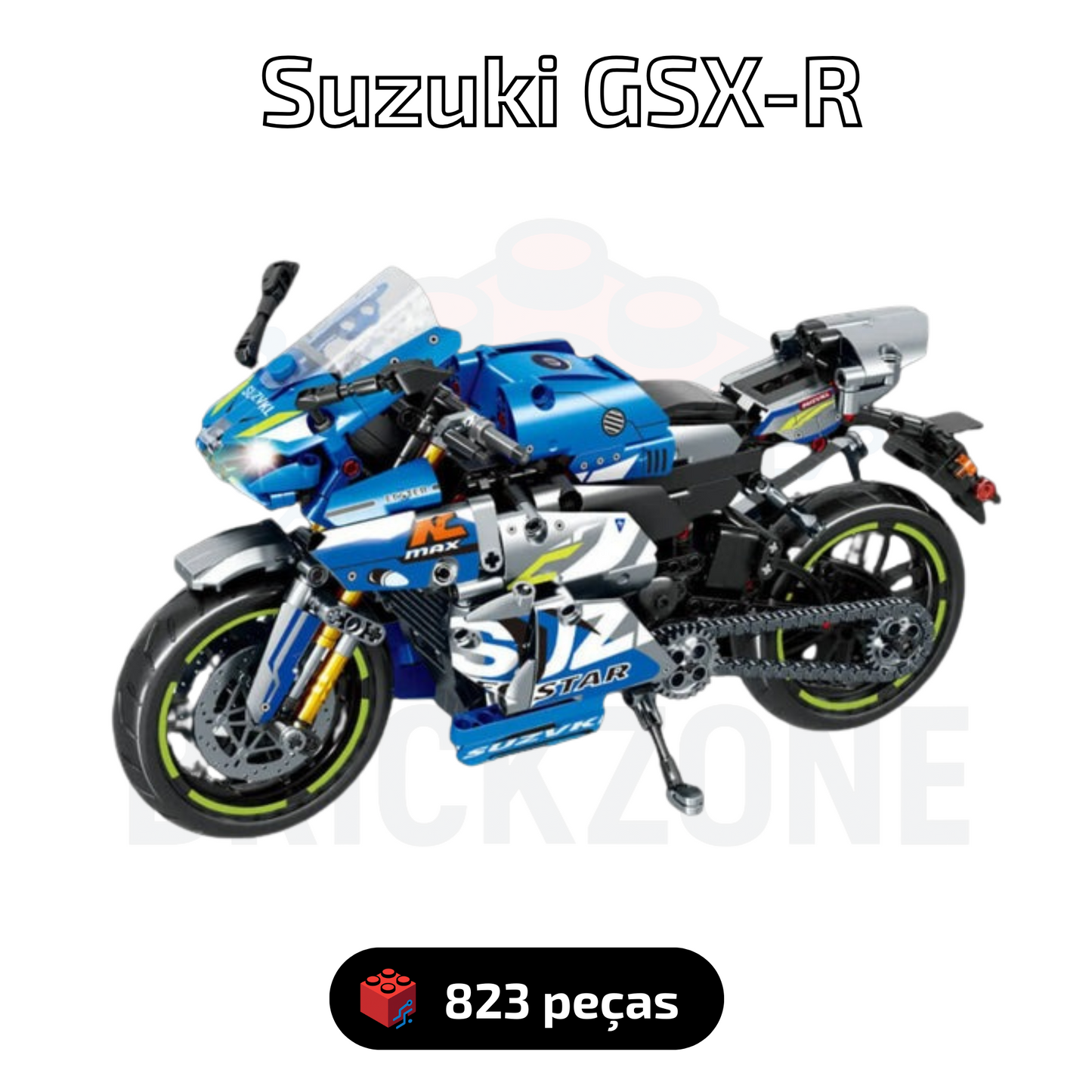 Suzuki GSX-R (823 peças)